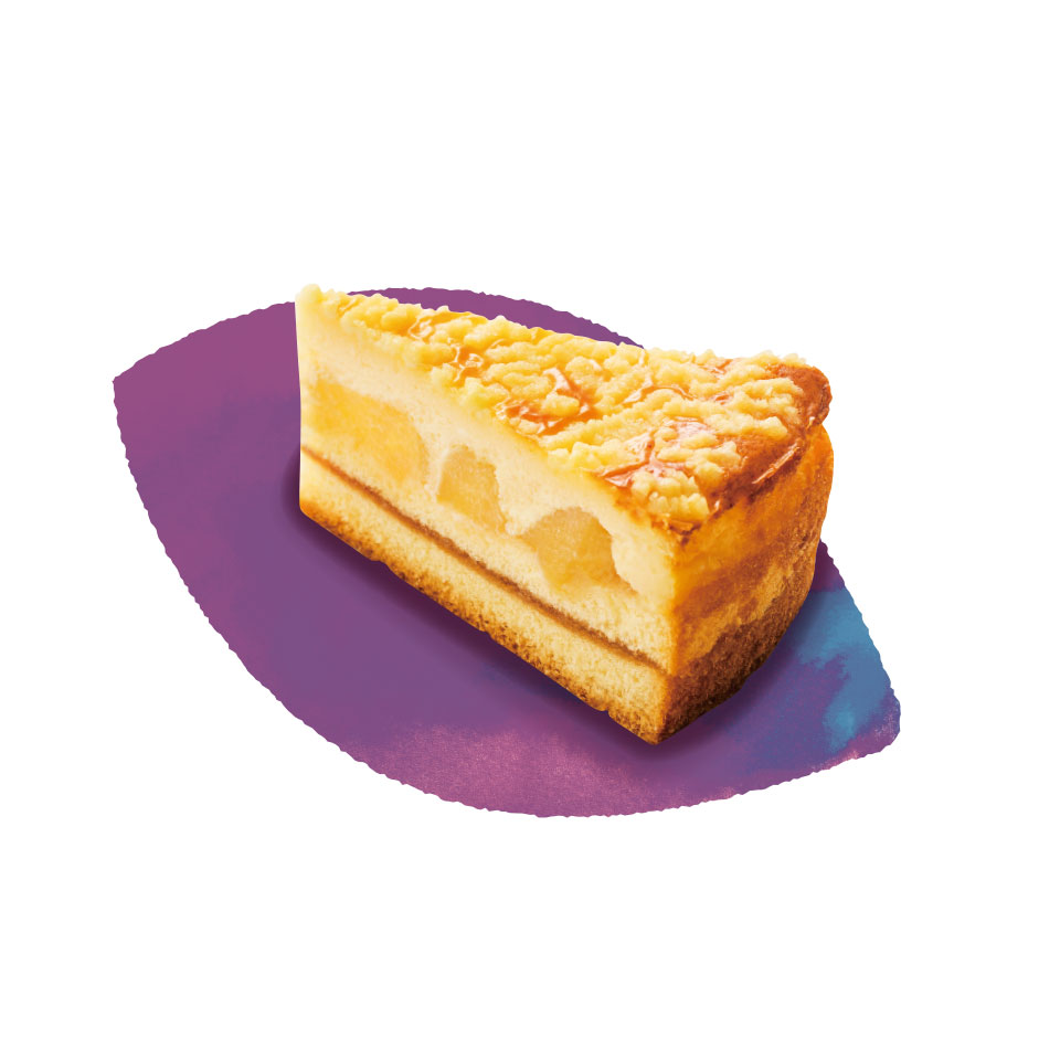 ふじ林檎のチーズケーキ