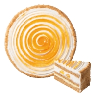 紅茶香るオレンジのショートケーキ