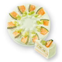 フレッシュメロンのショートケーキ