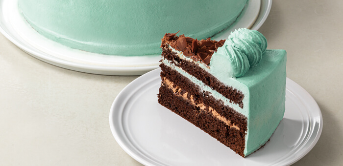 チョコミントショートケーキ