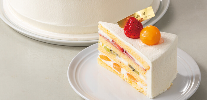 夏のフルーツショートケーキ