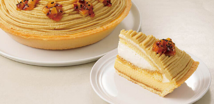 さつま芋のモンブランプリンタルト