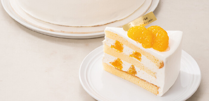 愛媛伊予柑のショートケーキ