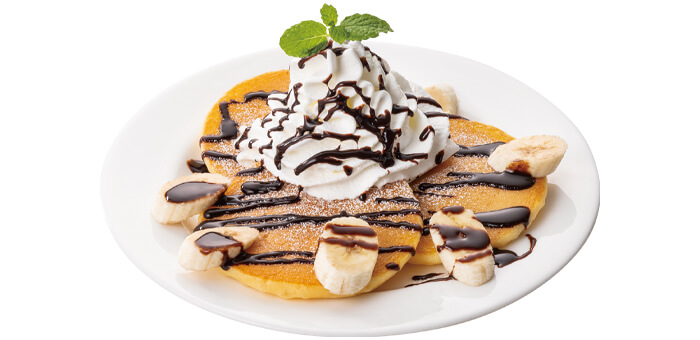 ホイップパンケーキ チョコバナナ