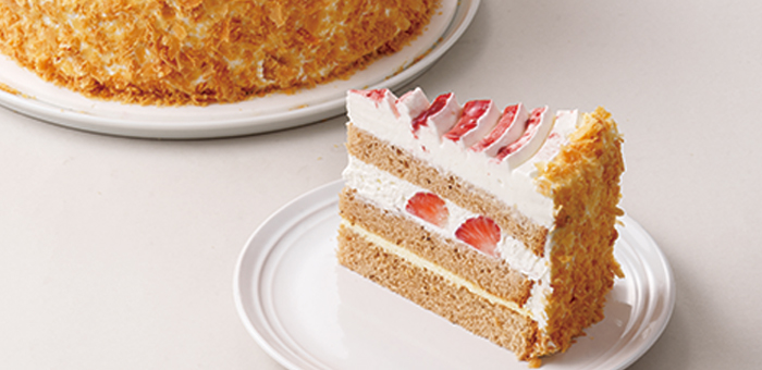 紅茶香るストロベリーショートケーキ