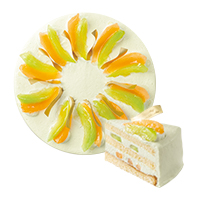 フレッシュメロンのショートケーキ