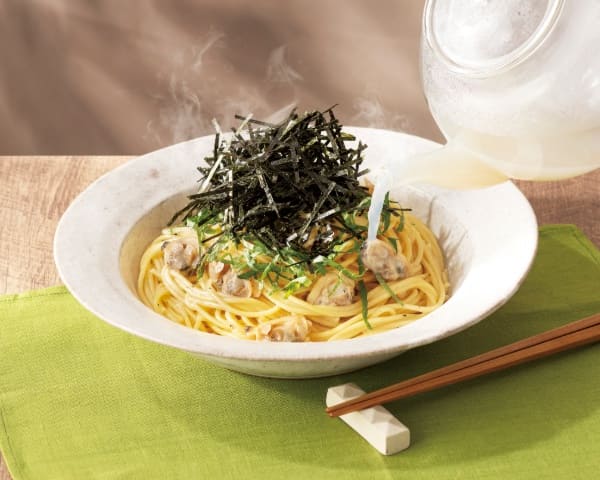 あさりの出汁ペペロンチーノ