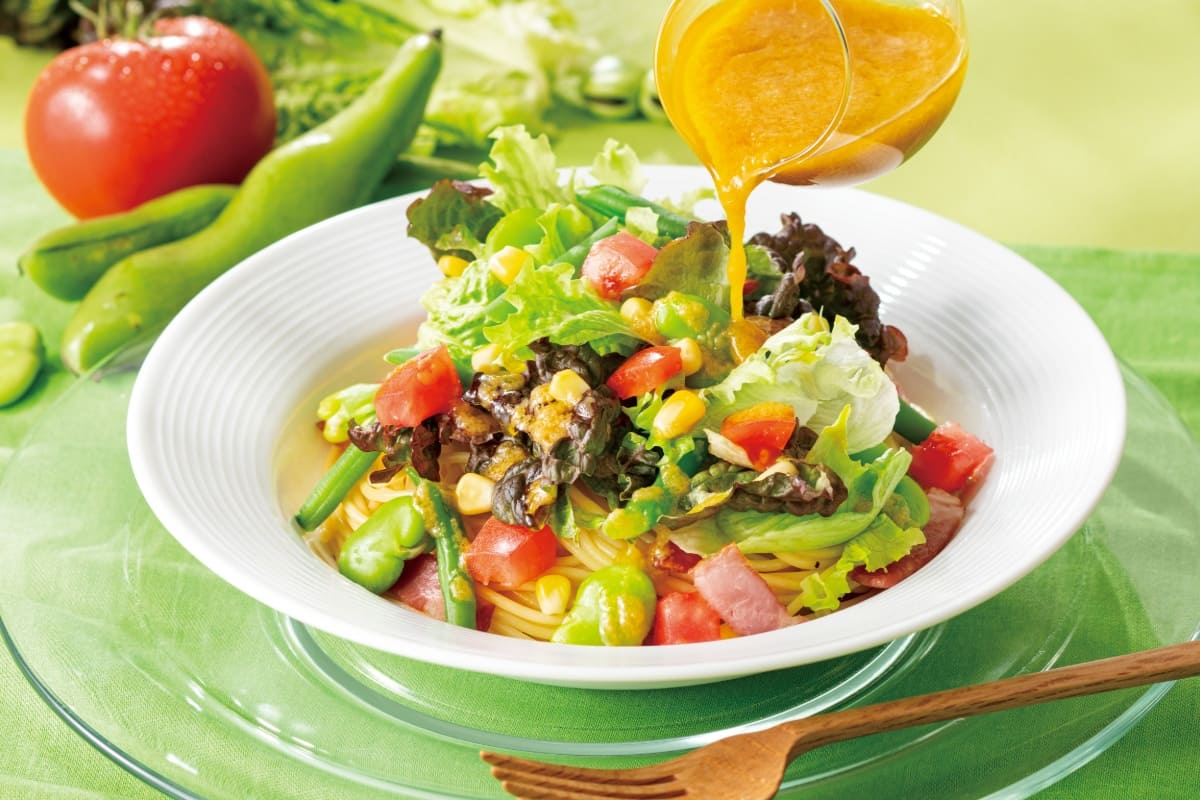 夏のサラダパスタ