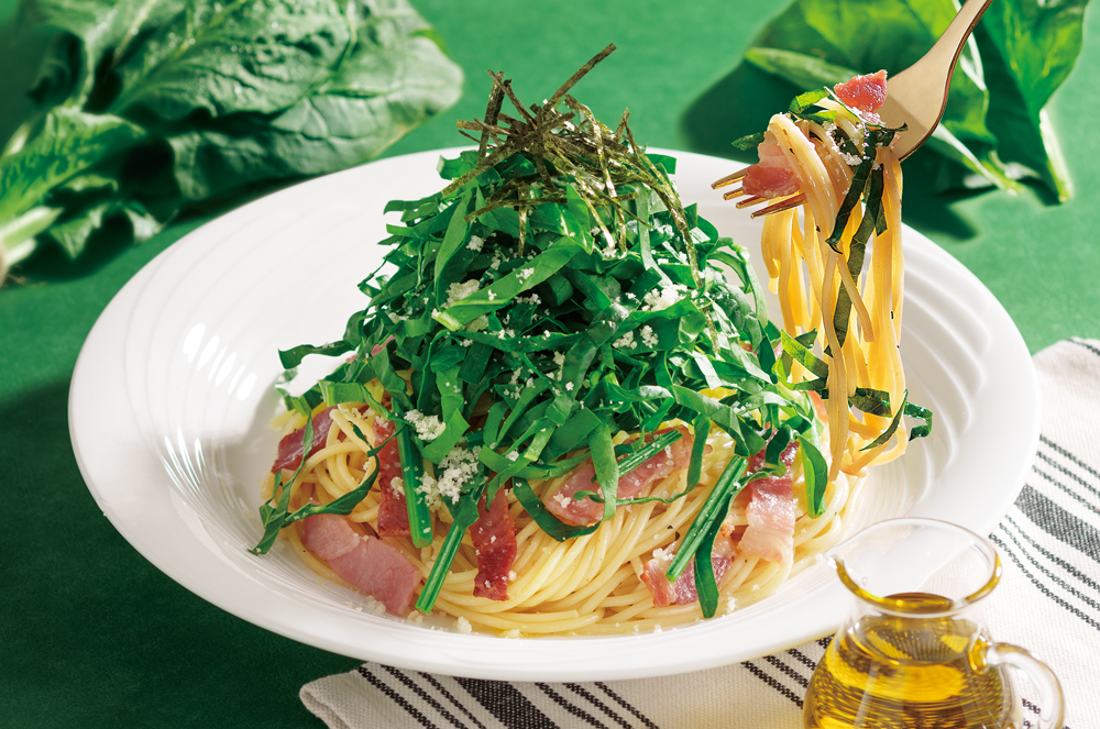 生ほうれん草パスタ